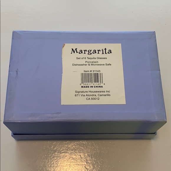 NWOT set of 6 Porcelain Tequila glasses! - Picture 10 of 14